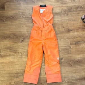 Spyder Kids' Vibrant Orange Overalls